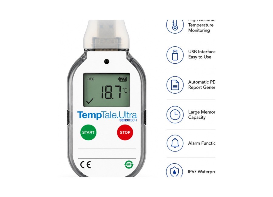 TempTale Ultra - WHO Pre-qualified Single Use Data Logger product view 6